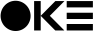 Logo da OKE na cor preto